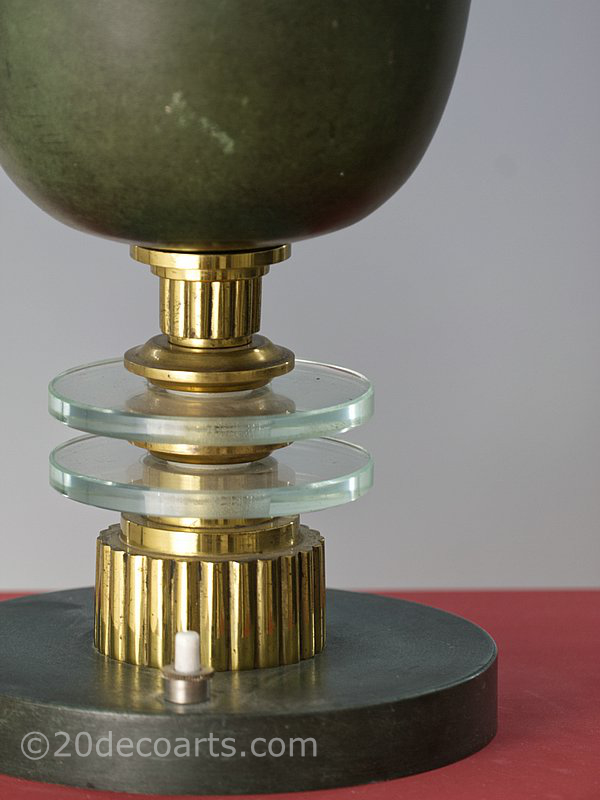  20th Century Decorative Arts | Art Deco Uplighter table lamp