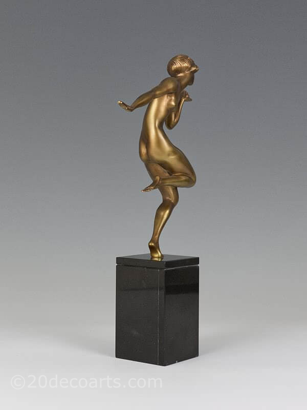  Art Deco Bronze Figure -  Gauthier 1925