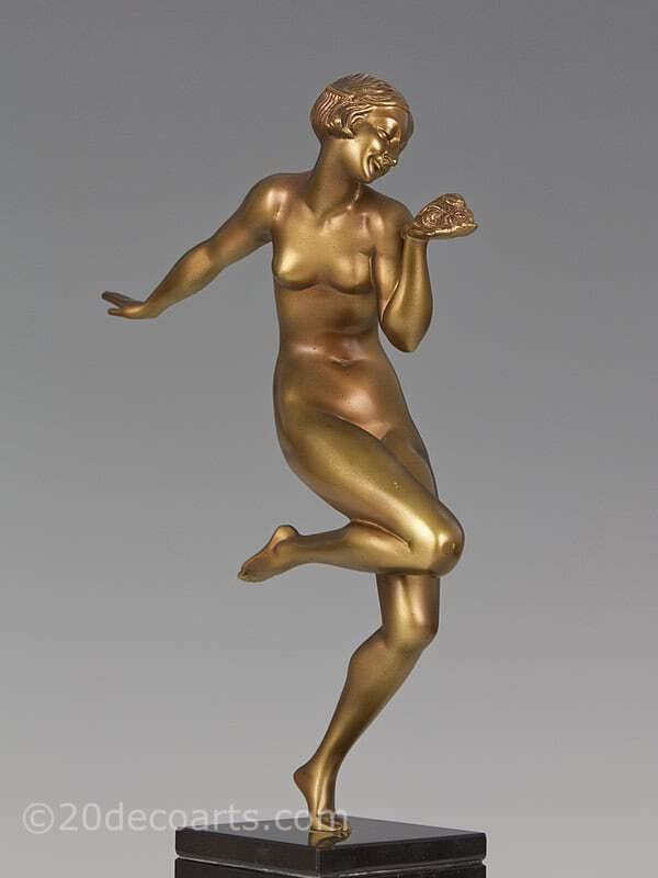  20th Century Decorative Arts |Art Deco Bronze Figure -  Gauthier 1925