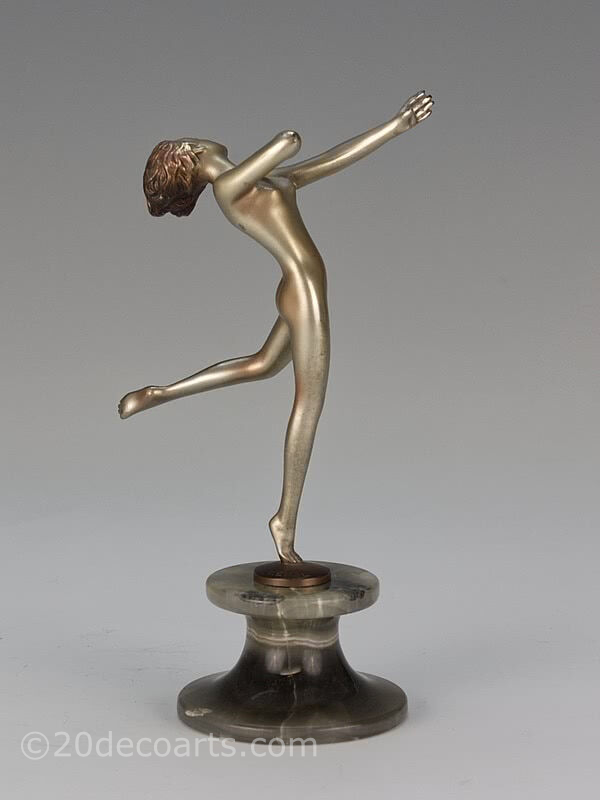  20th Century Decorative Arts |Josef Lorenzl - an Art Deco Austrian bronze figure