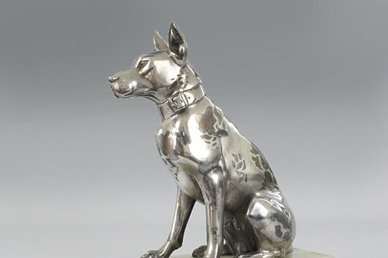 ☑️ 20th Century Decorative Arts | Rochard art deco great dane dog