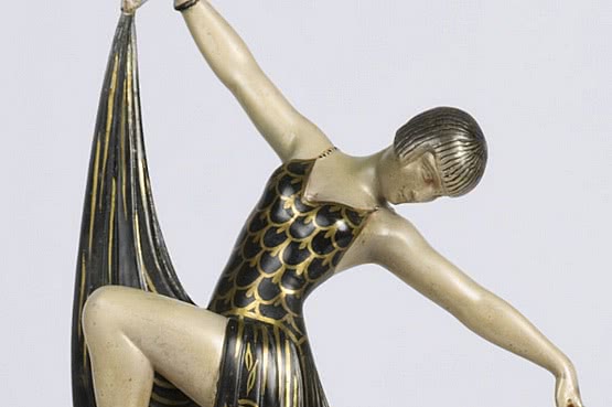 ☑️ 20th Century Decorative Arts |art deco bronze statue figure 1930s 