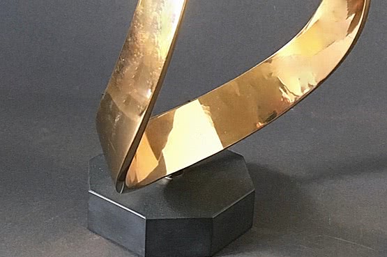 ☑️ 20th Century Decorative Arts | john robinson abstract bronze sculpture