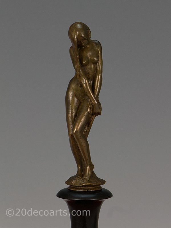  Maurice Bouval - An Art Nouveau bronze sculpture edited by Colin & Cie Paris circa 1900t